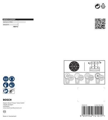 Bosch EXPERT O780 箔砂磨盤套裝 150 毫米 9 件